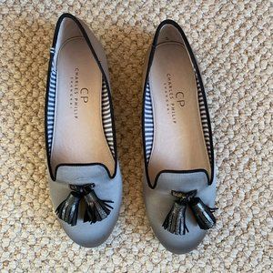 CHARLES PHILIP - Lizette Smoking Flats - Exc. Cond